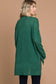 Evergreen V-Neck Drop Shoulder Cardigan