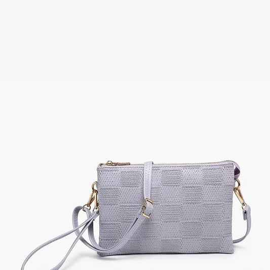 Izzy Large Checker Crossbody