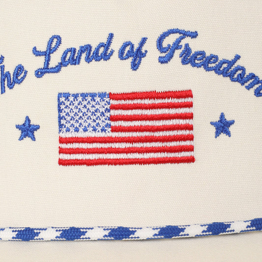 The Land of Freedom Embroidered Trucker Hat