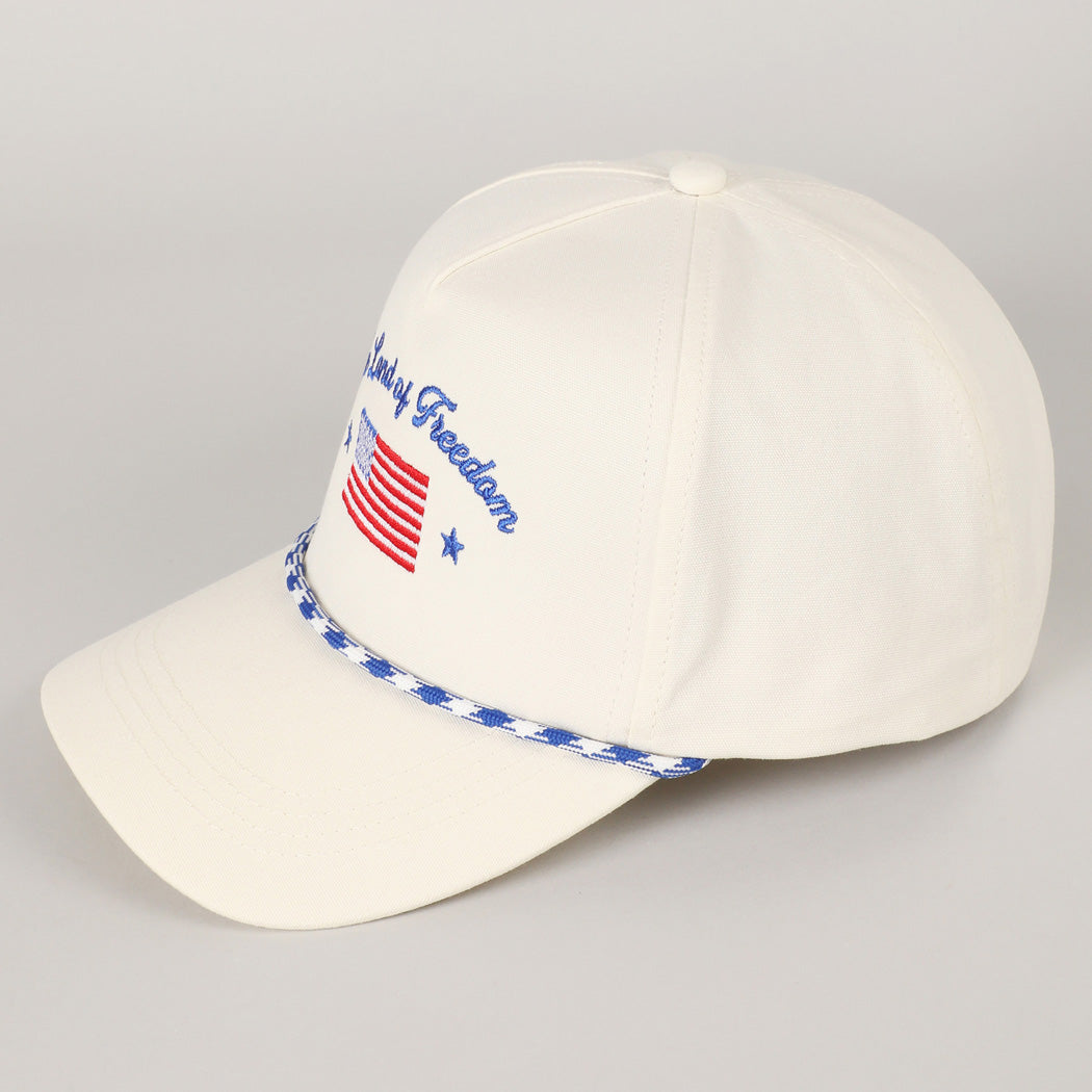 The Land of Freedom Embroidered Trucker Hat