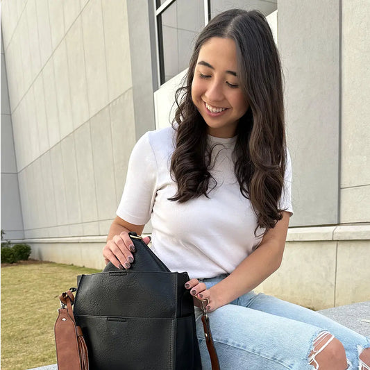 Lyla 2-in-1 Bucket Bag w/ Guitar Strap