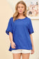 Spencer Short Sleeve Cotton Tee - Royal Blue