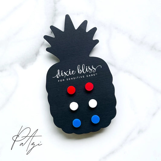 RWB Acrylic Stud Set