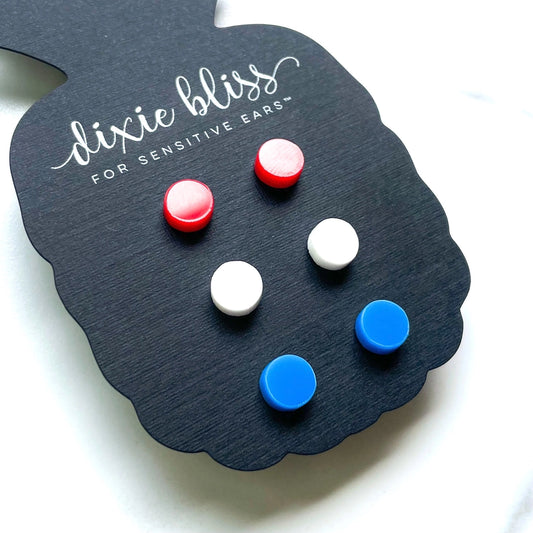 RWB Acrylic Stud Set