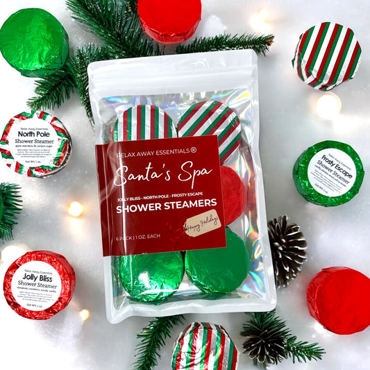 Santa's Spa Shower Steamer 6 Pack