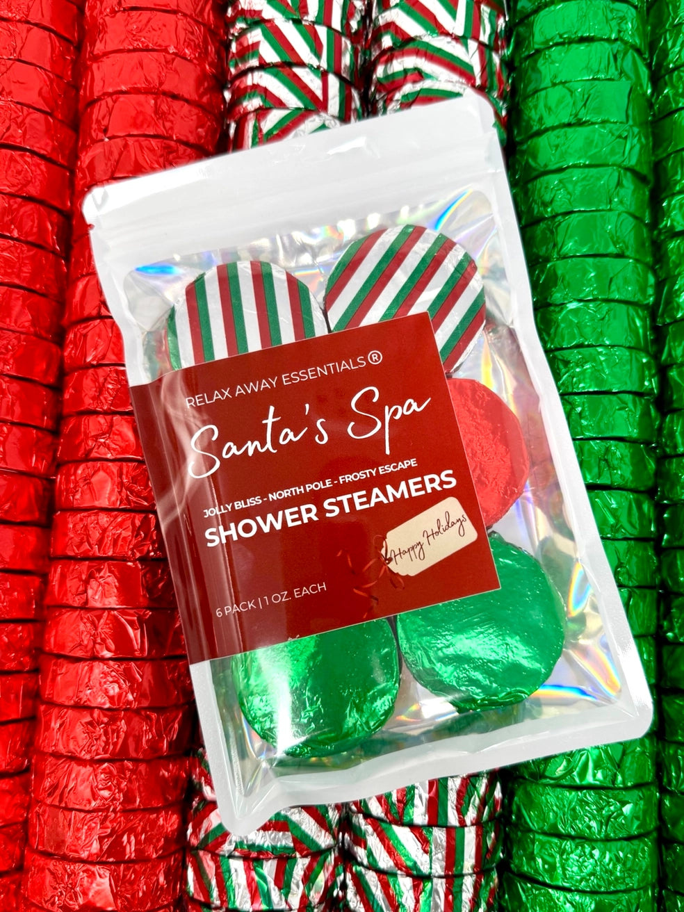 Santa's Spa Shower Steamer 6 Pack