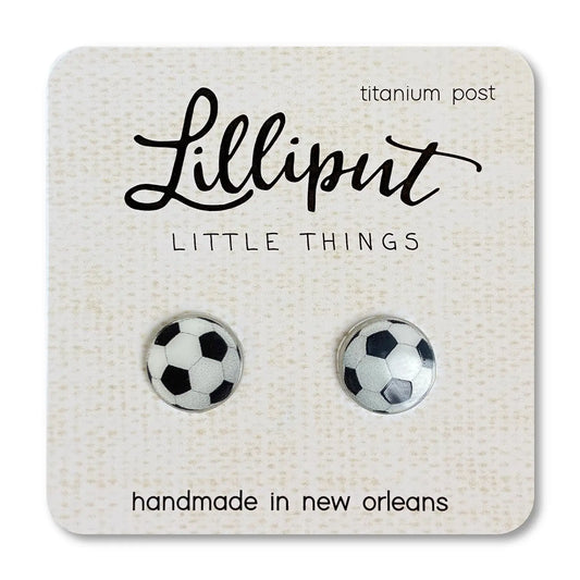 Soccer Ball Earrings