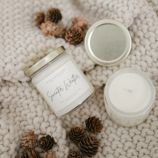 8oz Candles | MULTIPLE SCENTS | Hollowood Home + Candle