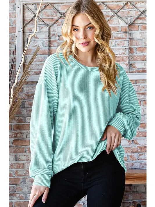 Urban Ribbed Long Sleeve Top