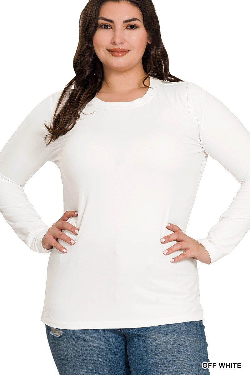ZENANA Basic Long Sleeve | MULTIPLE COLORS