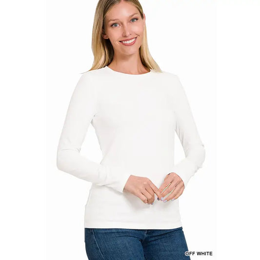 ZENANA Basic Long Sleeve | MULTIPLE COLORS