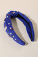 USA Charm Embellished Knot Headband