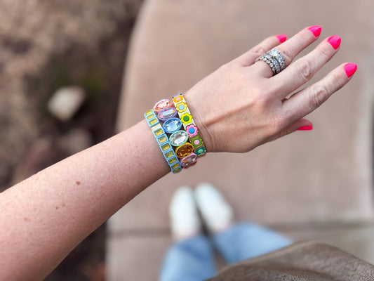 Olivia Pastel Rainbow Bracelet