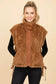 Maggie Mock Neck Fleece Vest
