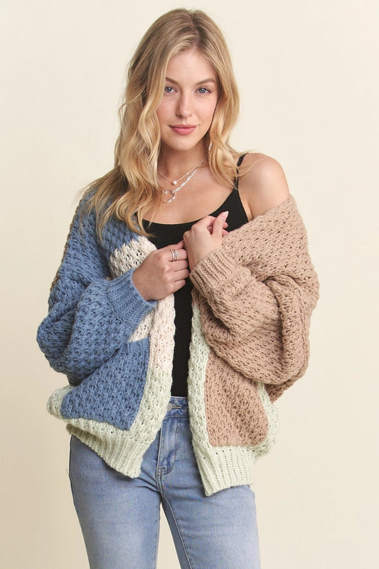 Arden Colorblock Cozy Cardigan