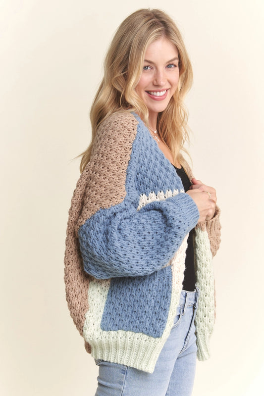 Arden Colorblock Cozy Cardigan