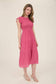 Carmen Smocked Tiered Midi Dress