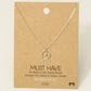 Wire Heart Pendant Necklace | MULTIPLE COLORS