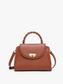 Clarke Twist Lock Small Satchel –Braided Handle Bag Jen & Co.