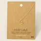 Wire Heart Pendant Necklace | MULTIPLE COLORS