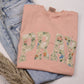 Pray Applique Tee - Peach
