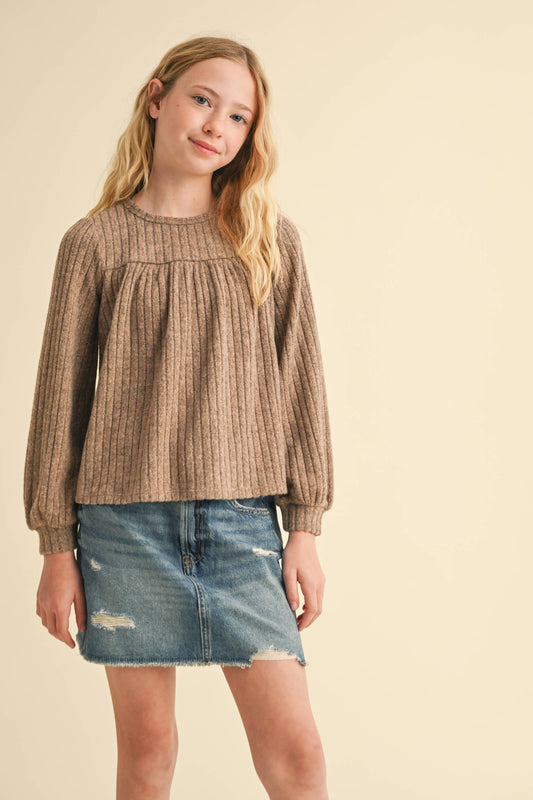 Girls Babydoll Sweater