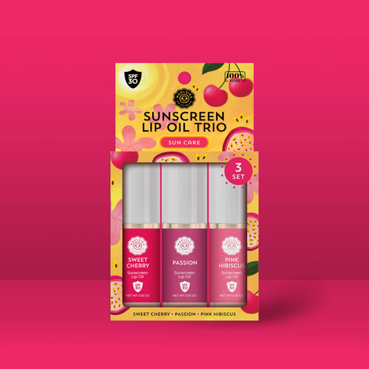 Woolzies Sunscreen Lip Oil Trio SPF 30