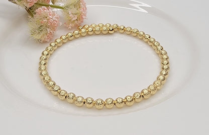 Round Beaded Adjustable Bangle | MULTIPLE COLORS