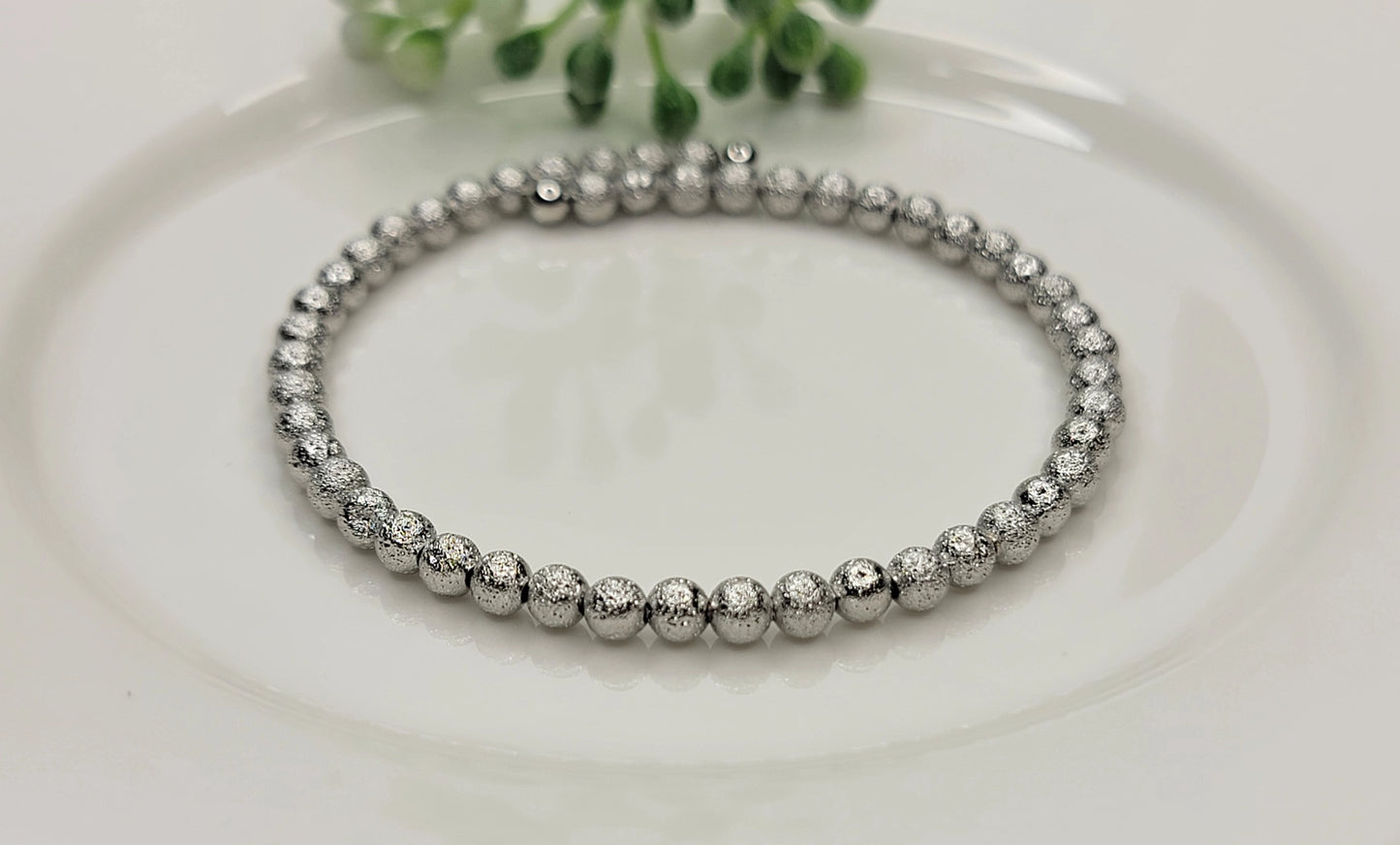 Round Beaded Adjustable Bangle | MULTIPLE COLORS