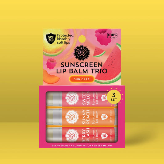 Summer Sun Lip Balm Trio with SPF 30
