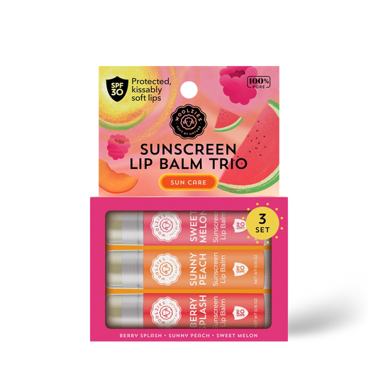 Summer Sun Lip Balm Trio with SPF 30