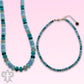 Turquoise Ombre Beaded Necklace