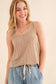 Sand Drop Needle Boho Tank Top