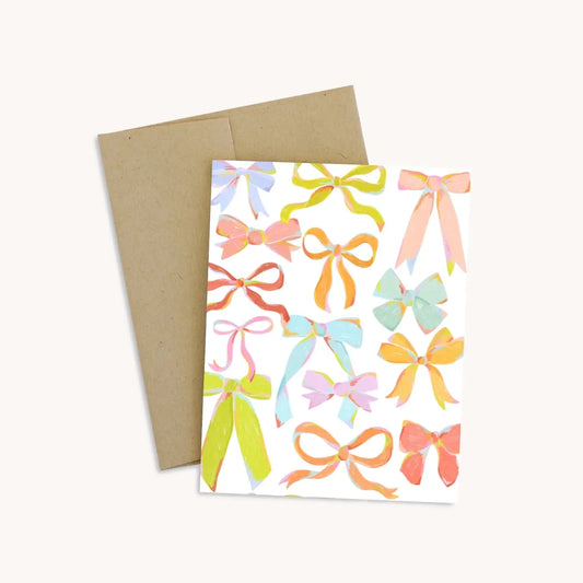 Colorful Bows | GREETING CARD