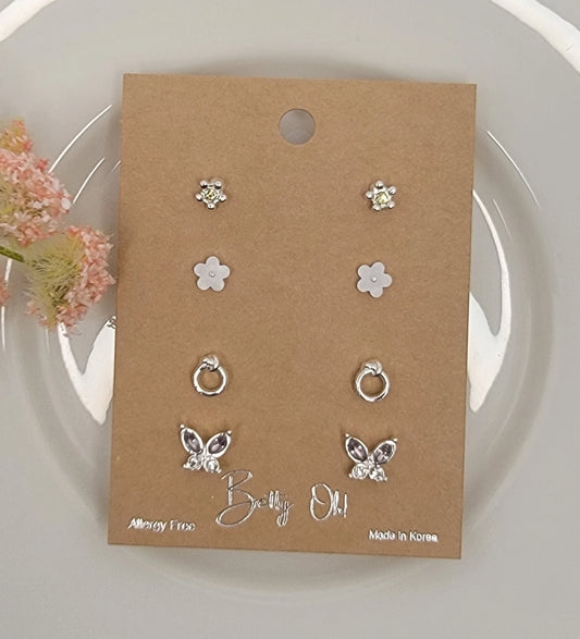 Brookie Stud Earring Set | MULTIPLE COLORS