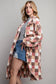 Gracie Checkered Teddy Jacket