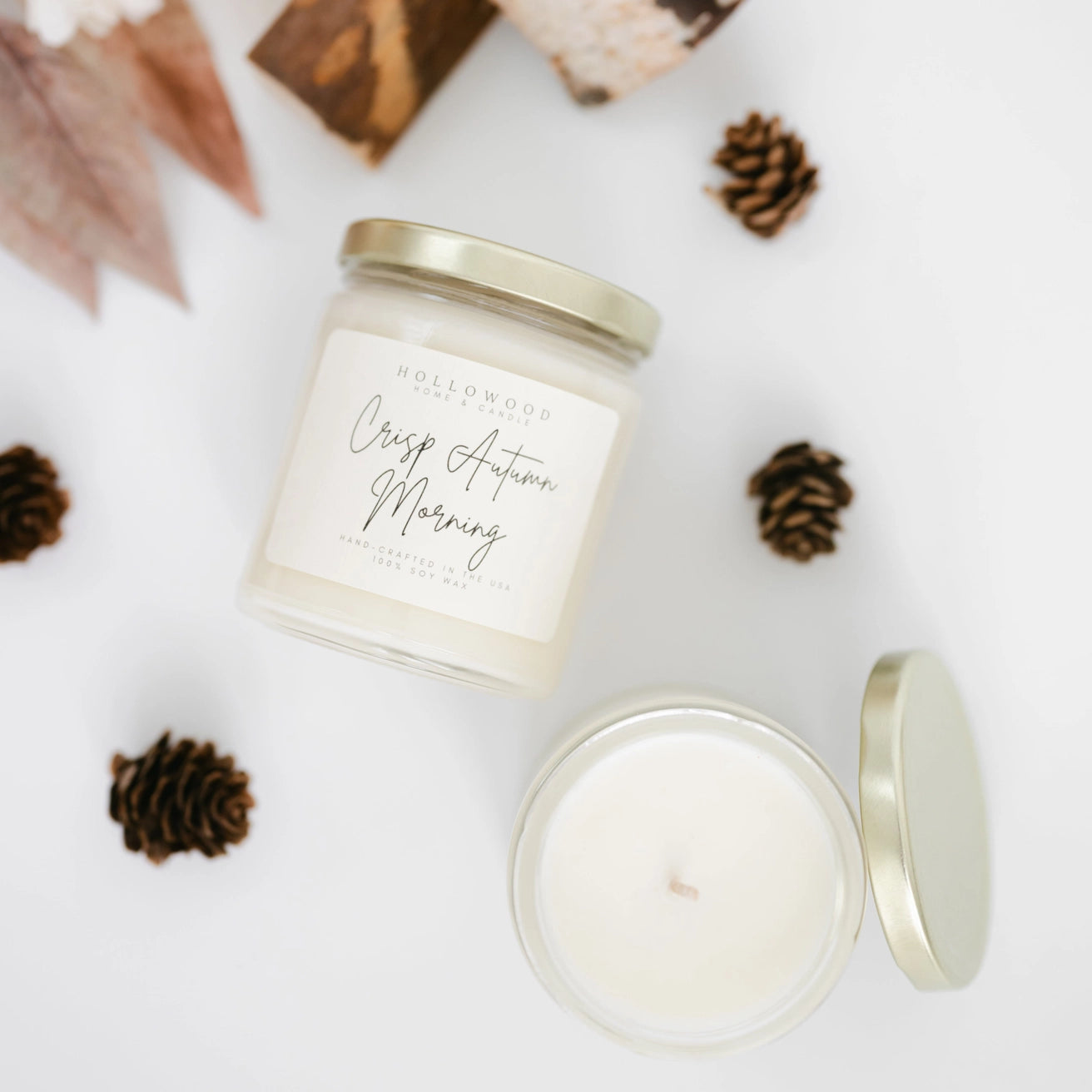 8oz Candles | MULTIPLE SCENTS | Hollowood Home + Candle