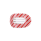 Teleties | Candy Cane Crush Small Flat Round Hair Clip