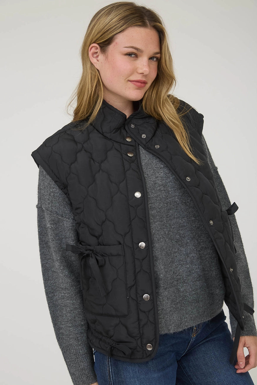 Cece Quilted Puffer Vest