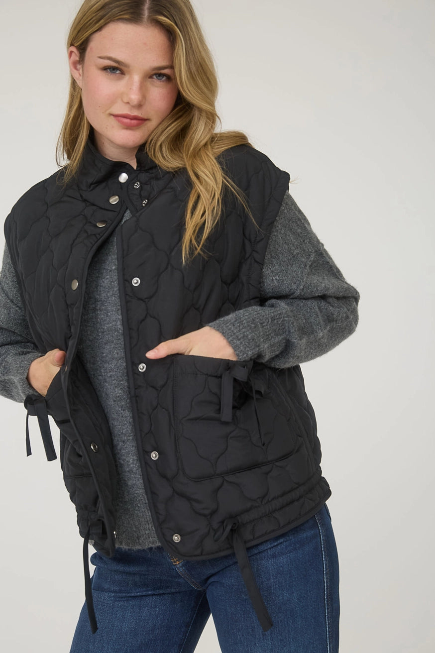 Cece Quilted Puffer Vest