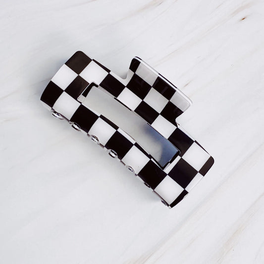 Checkered Claw Clip