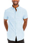 Men's Chambray Short Sleeve Button Down Shirt