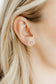 Clara Cross Screwback Stud Earrings
