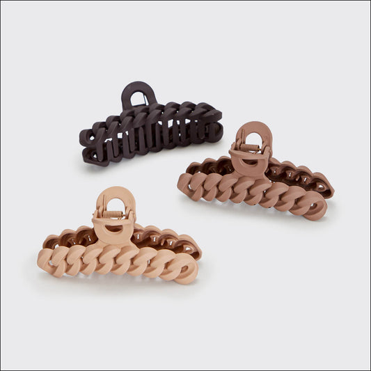 Chain Claw Clip 3pc Set | KITSCH