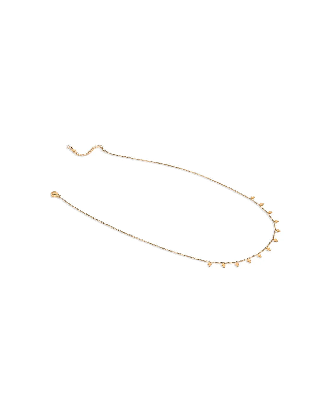 Kait Cross Charm Necklace