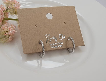 Lauren Hoop Earrings | MULTIPLE COLORS