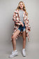 Gracie Checkered Teddy Jacket