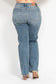Judy Blue High Waisted Straight Leg Dad Jeans