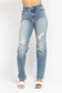 Judy Blue High Waisted Straight Leg Dad Jeans