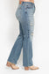 Judy Blue High Waisted Straight Leg Dad Jeans
